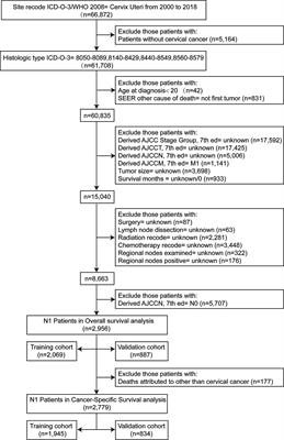 Development and Validation of Novel Nomograms to Predict the Overall Survival and Cancer-Specific Survival of Cervical Cancer Patients With Lymph Node Metastasis